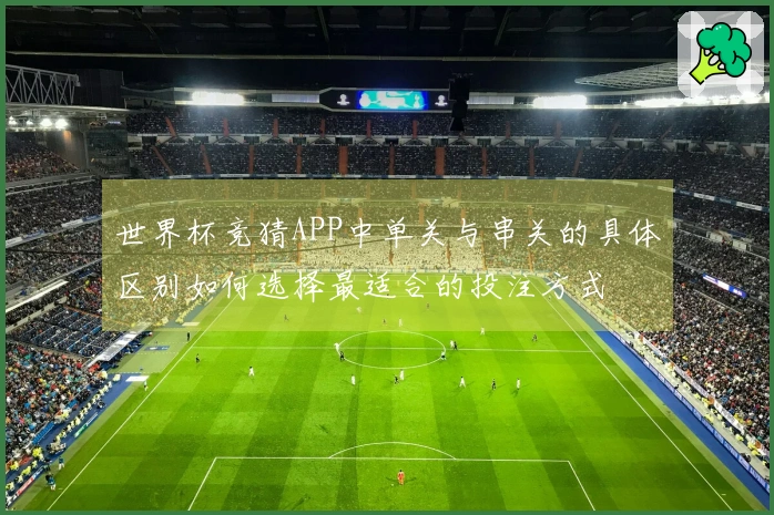 世界杯竞猜APP中单关与串关的具体区别如何选择最适合的投注方式