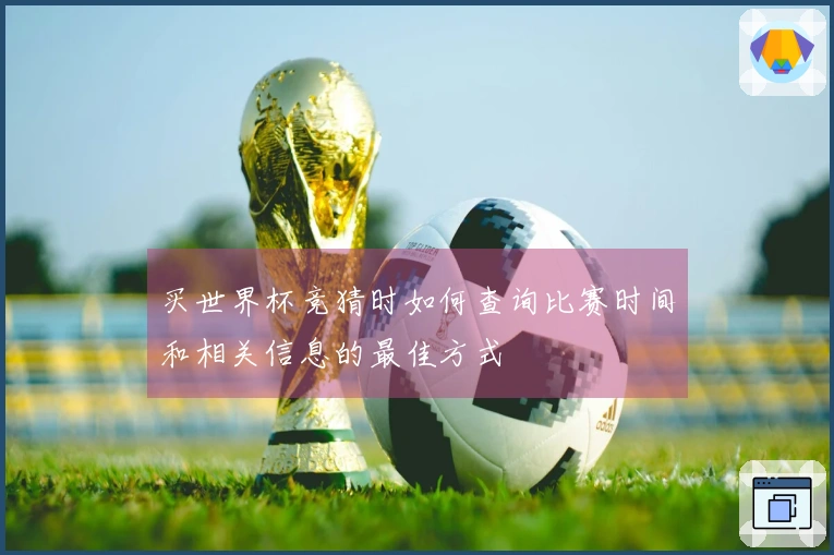 买世界杯竞猜时如何查询比赛时间和相关信息的最佳方式