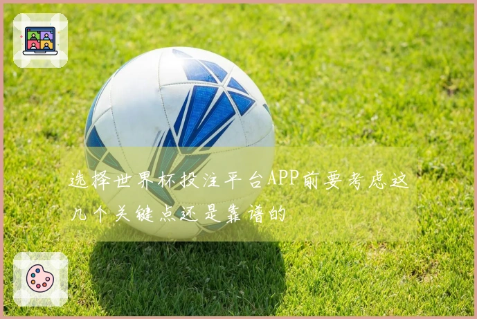 选择世界杯投注平台APP前要考虑这几个关键点还是靠谱的
